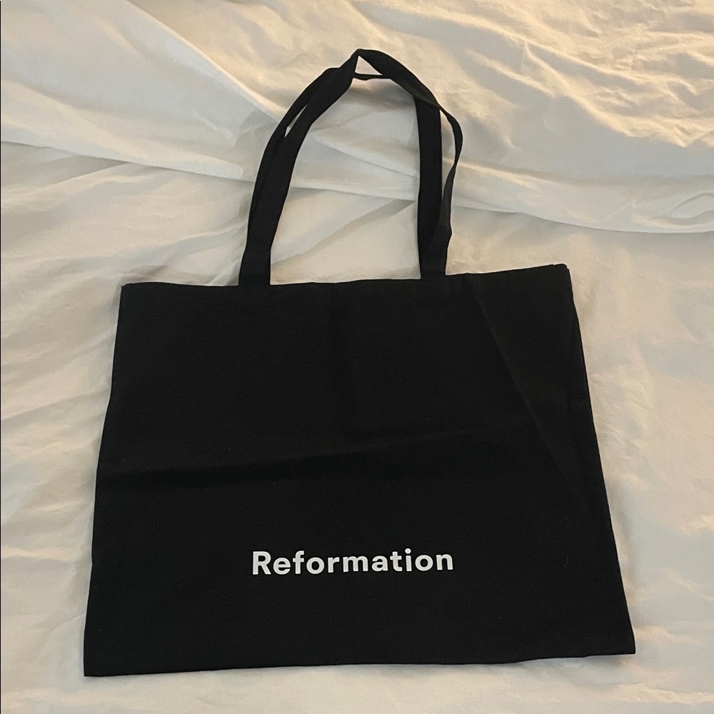 Reformation Black Tote Bag